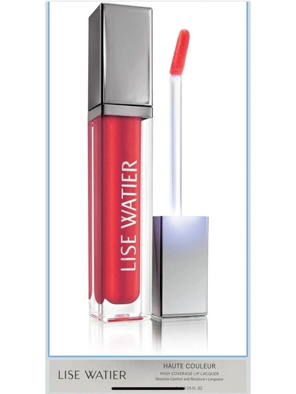 Lise Watier Haute Couleur Lip Lacquer Rouge Catwalk Red Discontinued New Box